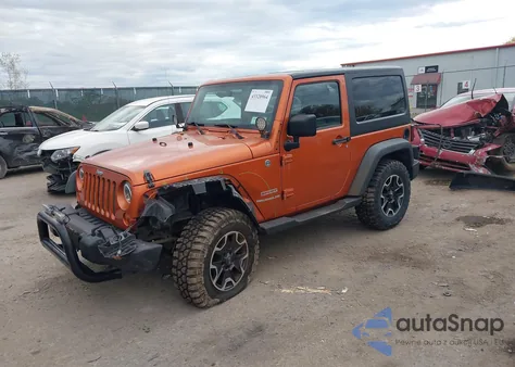 2011 Jeep Wrangler Sport из США, поврежденный, VIN 1J4AA2D16BL612733
